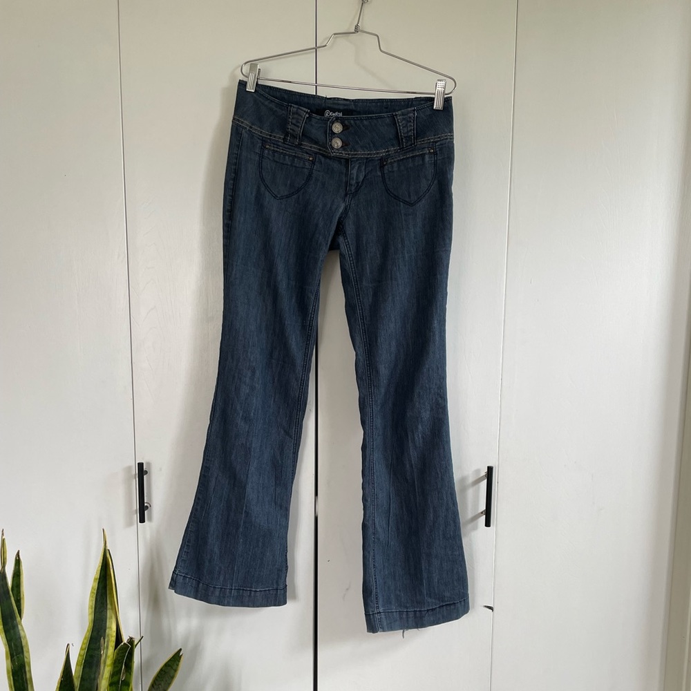 Vintage y2k low rise flare jeans